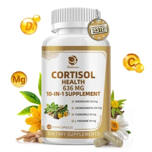 Cortisol Capsules with Magnesium,Ashwagandha,Vitamin