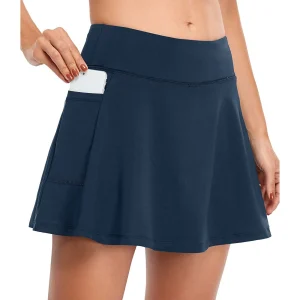 Women's Knee Length Skort With Pockets