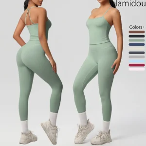 Halter Yoga Set Fitness Gym Suit