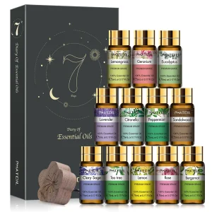 PHATOIL 12pcs Gift Box Pure Essential Oils